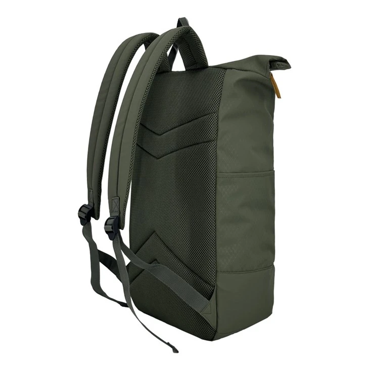 Roll-Top PU Backpack
